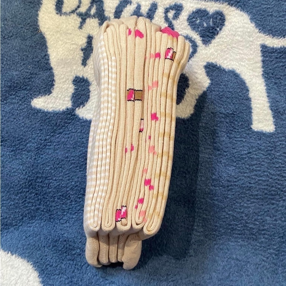 - - Sausage dog socks dachshund one size new gift pattern novelty Daxie pattern - Picture 3 of 5